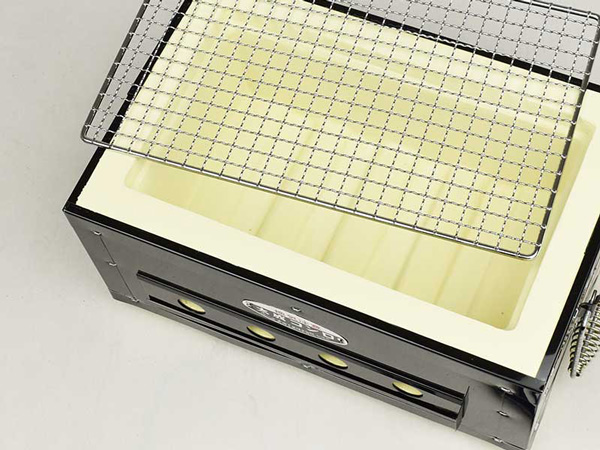 内側 BQコンロ能登 角型(小)鉄板巻（黒）