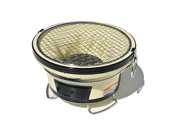 BQコンロ能登 丸型(小)特製環付(白)