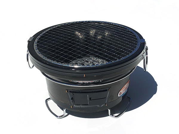 BQコンロ能登 丸型(小)特製環付(黒)